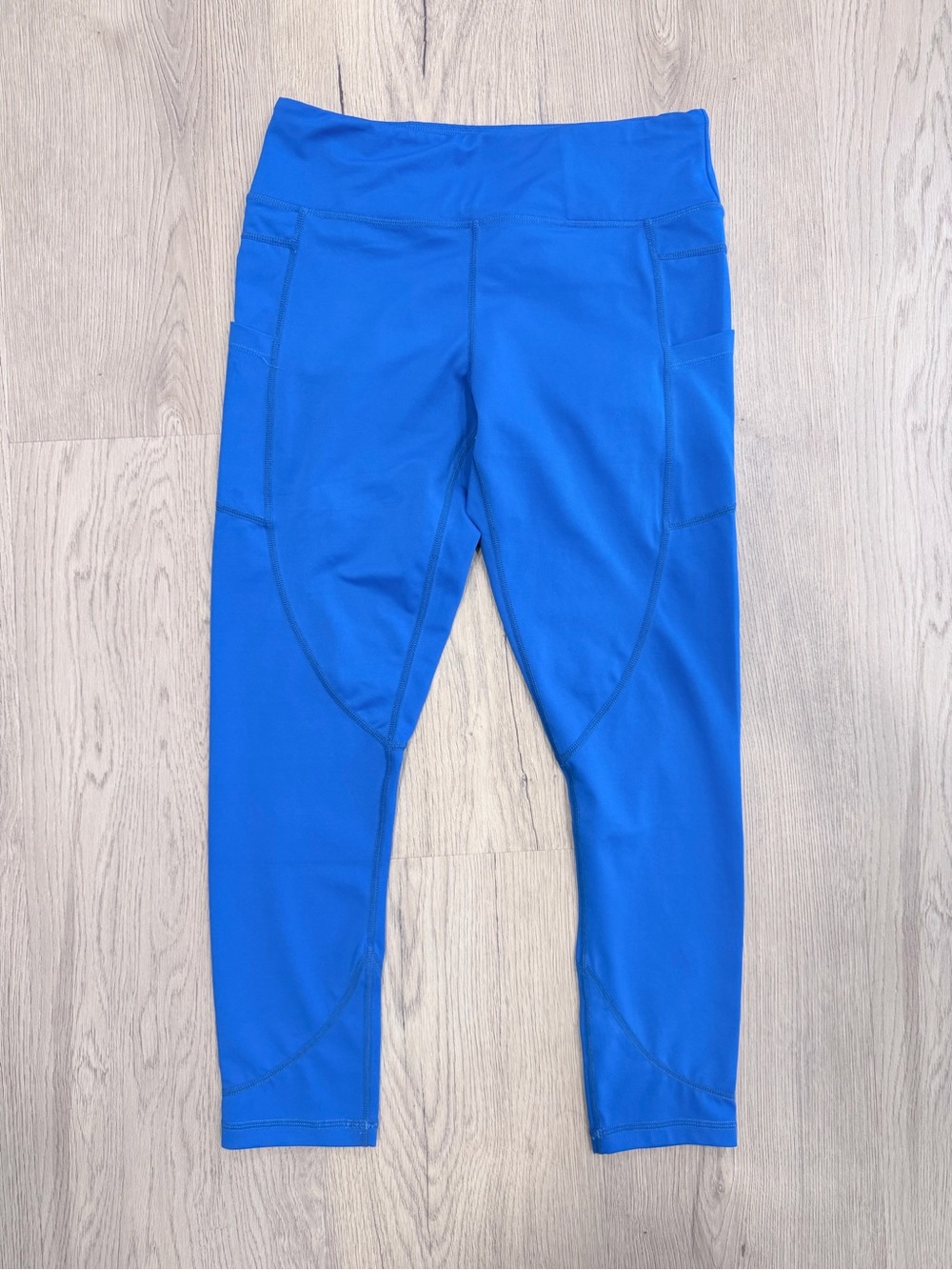 ZYIA Women’s Pocket Light n Tight LNT Leggings - Royal Blue (8-10) - Picture 2 of 4